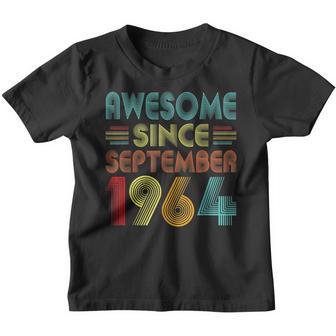 58Th Birthday Gift 58 Year Old Boy Awesome Since September V13 Youth T-shirt - Thegiftio UK
