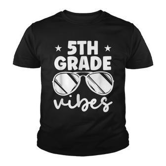 5Th Grade Vibes Welcome Back To School 5Th Grade Student Youth T-shirt - Thegiftio UK
