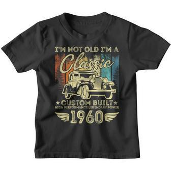 62 Year Old Vintage 1960 Classic Car 62Nd Birthday Gifts Youth T-shirt - Thegiftio UK