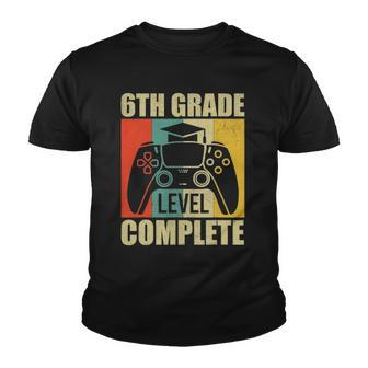 6Th Grade Level Complete Gamer S Boys Kids Graduation Youth T-shirt | Mazezy