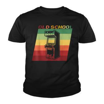 70S 80S 90S Vintage Retro Arcade Video Game Old School Game V2 Youth T-shirt - Thegiftio UK