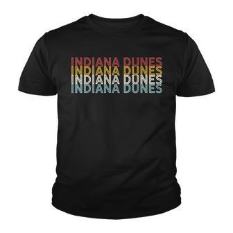 70S Usa - Retro Vintage Indiana Dunes National Park Youth T-shirt - Thegiftio UK