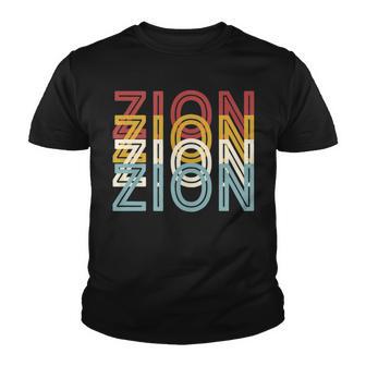 70S Usa - Retro Vintage Zion National Park Youth T-shirt - Thegiftio UK
