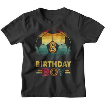 8 Year Old Gifts Football Soccer Player 8Th Birthday Boy Son Youth T-shirt - Thegiftio UK