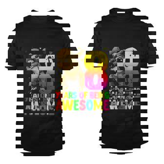 8 Years Old Birthday Sloth Dabbing 8Th Birthday Sloth Youth T-shirt - Monsterry