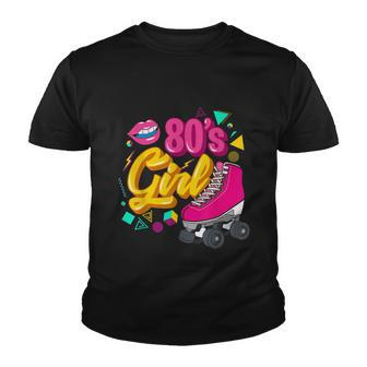 80S Party Theme Party Outfit Costume Vintage Retro 80S Girl Youth T-shirt - Thegiftio UK