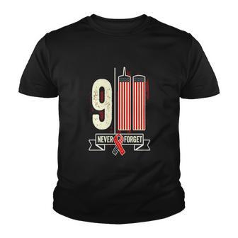 911 Never Forget 20Th Anniversary America Youth T-shirt - Thegiftio UK