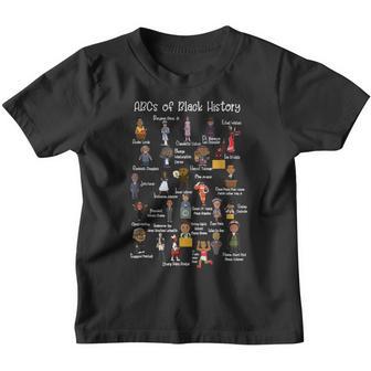 Abcs Of Black History Month Original Black History Youth T-shirt - Thegiftio UK