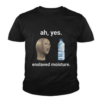 Ah Yes Enslaved Moisture Dank Meme Gift Youth T-shirt - Monsterry