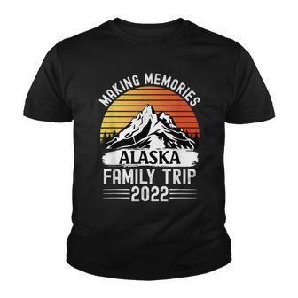 Alaska Family Vacation 2022 Mountains Camping Family Trip V2 Youth T-shirt - Thegiftio UK
