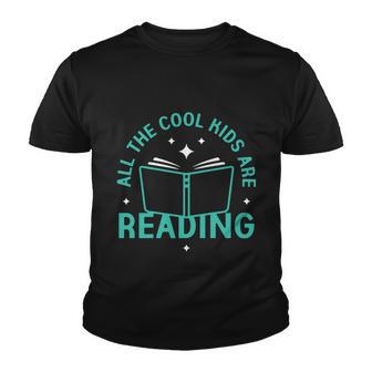 All The Cool Kids Are Reading Youth T-shirt - Monsterry