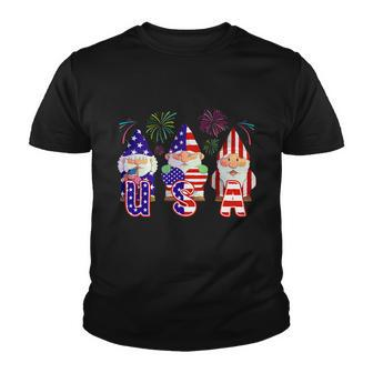American Gnomes Usa 4Th Of July Youth T-shirt - Monsterry CA