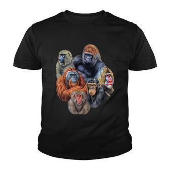 Ape Collage Youth T-shirt - Monsterry AU