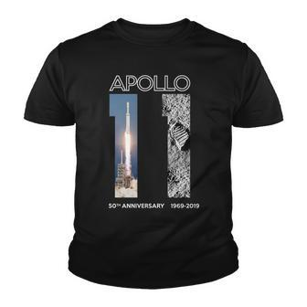 Apollo 11 50Th Anniversary Design Tshirt Youth T-shirt - Monsterry AU