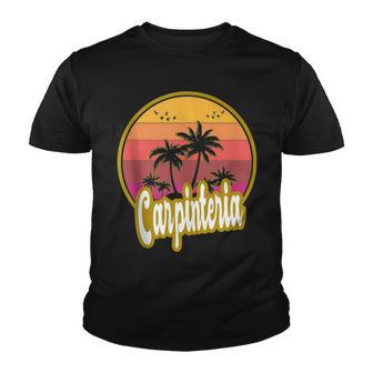 Arcata Carpinteria Beach Retro Sunset Youth T-shirt - Thegiftio UK