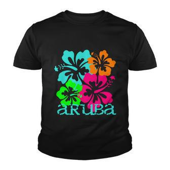 Aruba Island Beach Tropical Paradise Travel Surf Ocean Vacay Meaningful Gift Youth T-shirt - Monsterry AU