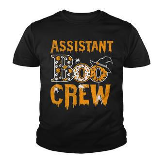 Assistant Teacher Boo Crew Halloween Assistant Teacher Youth T-shirt - Seseable