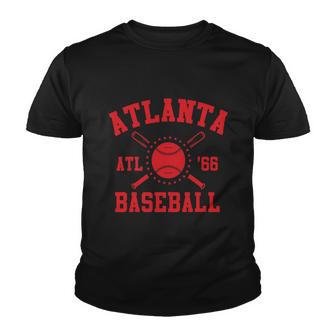 Atlanta Baseball Atl Vintage Brave Retro Youth T-shirt - Monsterry DE