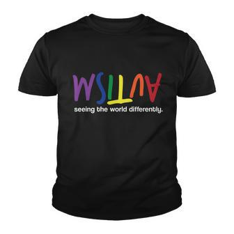 Autism Seeing The World Differently V2 Youth T-shirt - Monsterry DE