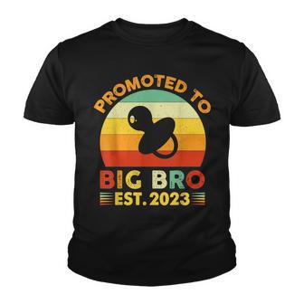 Awesome Promoted To Big Brother 2023 Funny Big Bro 2023 Youth T-shirt - Thegiftio UK