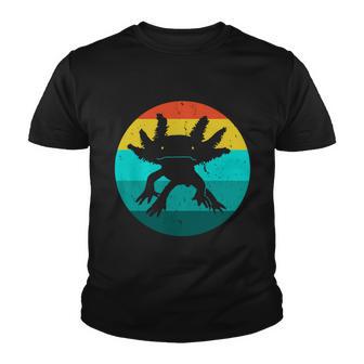 Axolotl Funny Retro Youth T-shirt - Thegiftio UK