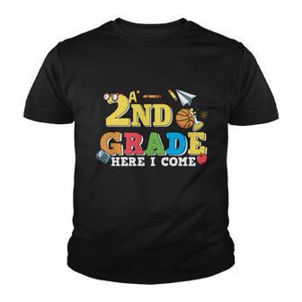 Back To School 2Nd Grade Here I Come Youth T-shirt - Monsterry