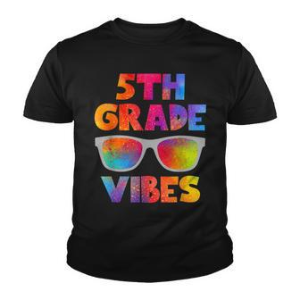Back To School 5Th Grade Vibes Kids Teacher Student Youth T-shirt - Seseable