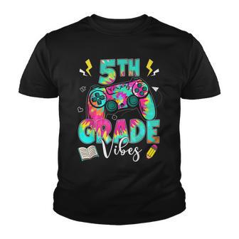 Back To School 5Th Grade Vibes Video Game Teacher Student Youth T-shirt - Thegiftio UK