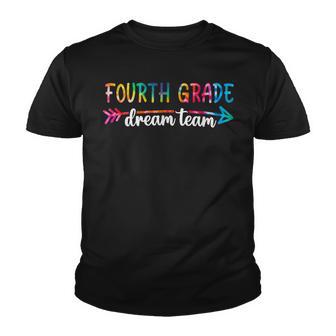 Back To School Fourth Grade Dream Team Students Teachers Youth T-shirt - Thegiftio UK