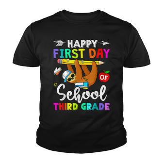 Back To School Hello 3Rd Grade Sloth Teacher Student Youth T-shirt - Thegiftio UK