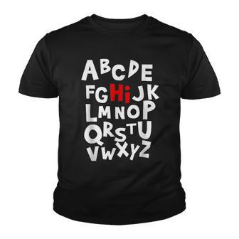 Back To School Hi Alphabet Letters For Women Men Youth T-shirt - Thegiftio UK