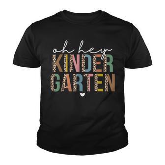 Back To School Students Teacher Oh Hey Kindergarten Youth T-shirt - Thegiftio UK