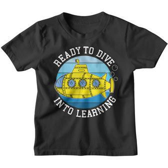 Back To School Submarine Ready To Dive Into Learning Youth T-shirt - Thegiftio UK