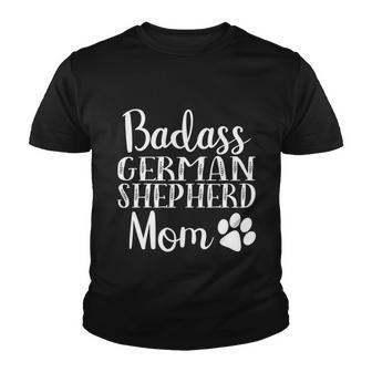 Badass German Shepherd Mom Funny Cute Funny Dog Gift Women Cute Gift Youth T-shirt - Thegiftio UK