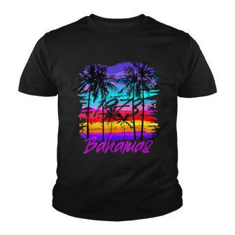 Bahamas Souvenir Travel Vacation Bahamian Flag Nassau V2 Youth T-shirt - Thegiftio UK