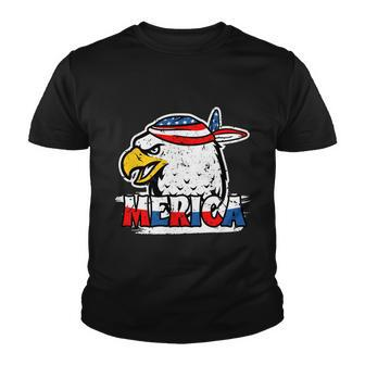 Bald Eagle Mullet American Flag Merica 4Th Of July Great Gift Youth T-shirt - Monsterry UK