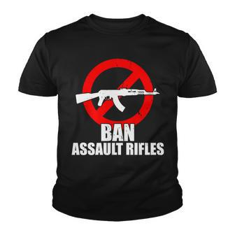 Ban Assault Rifles Gun Control V2 Youth T-shirt - Monsterry