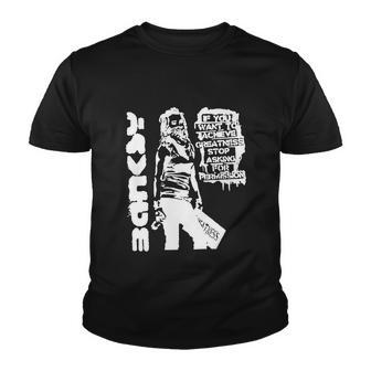 Banksy Achieve Greatness Youth T-shirt - Monsterry CA