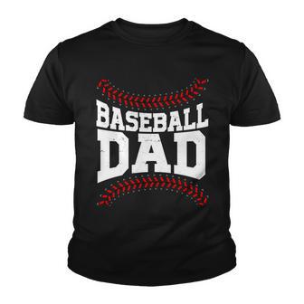 Baseball Dad Sports Fan Tshirt Youth T-shirt - Monsterry AU