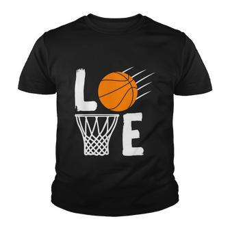 Basketball Love Basketball Lover Basketball Fan Basketball Player Youth T-shirt - Monsterry