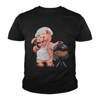 Bbq Pig Grilling Tshirt Youth T-shirt - Monsterry DE