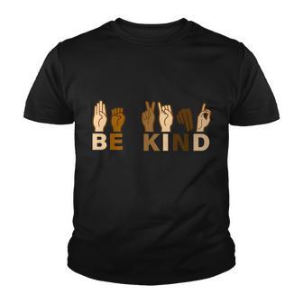 Be Kind Sign Language Youth T-shirt - Monsterry DE