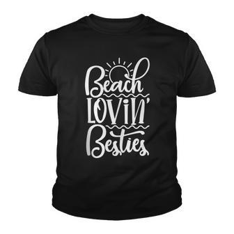 Beach Lovin Besties Summer Vibes Beach Vacay Girls Trip Youth T-shirt - Thegiftio UK