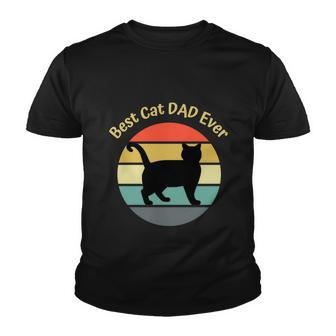 Best Cat Dad Ever V2 Youth T-shirt - Monsterry