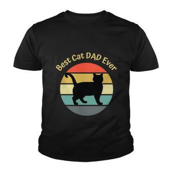 Best Cat Dad Ever V6 Youth T-shirt - Thegiftio UK