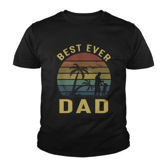 Best Dad Ever Fathers Day Gift For Daddy Best Father Graphic Design Printed Casual Daily Basic Youth T-shirt - Thegiftio UK