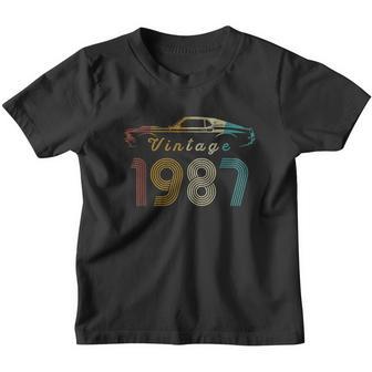 Best Of 1987 Limited Edition - Classic Car 35Th Birthday Youth T-shirt - Thegiftio UK