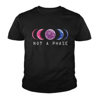 Bi Pride Not A Phase Bisexual Pride Moon Lgbt Lgbtq Youth T-shirt - Monsterry AU