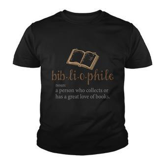 Bibliophile Cool Gift Youth T-shirt - Monsterry UK