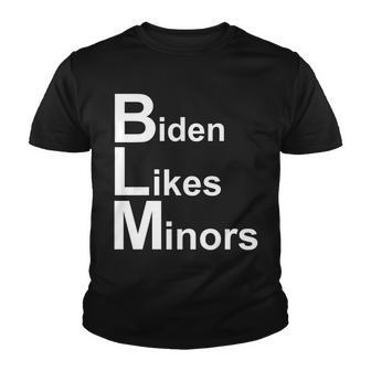 Biden Likes Minors Blm V2 Youth T-shirt - Thegiftio UK